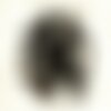 1pc - perle de pierre - onyx noir goutte 30x10mm - 4558550030627