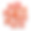 5pc - perles turquoise synthèse étoiles 20mm orange  4558550029232