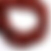 20pc - perles de pierre - jade rouge brique boules 6mm   4558550025029