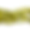 120pc environ - perles pierre - jade olive rocailles chips 4-10mm vert jaune - 4558550024336