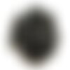 40pc - perles turquoise synthèse boules 6mm noir   4558550023896