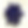 10pc - perles porcelaine céramique boules 8mm bleu nuit - 4558550023841