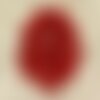 10pc - perles de pierre - jade boules facettées 8mm rouge vif - 4558550023261
