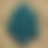 10pc - perle polymère et strass verre 10mm bleu vert   4558550022608