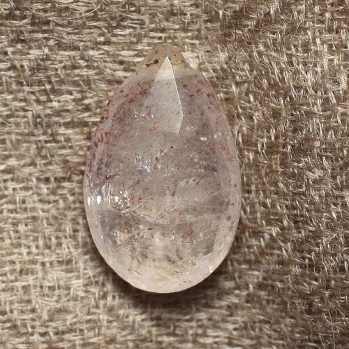 N16 - perle pierre lépidochrosite goutte facettée 16x10mm - 4558550021205