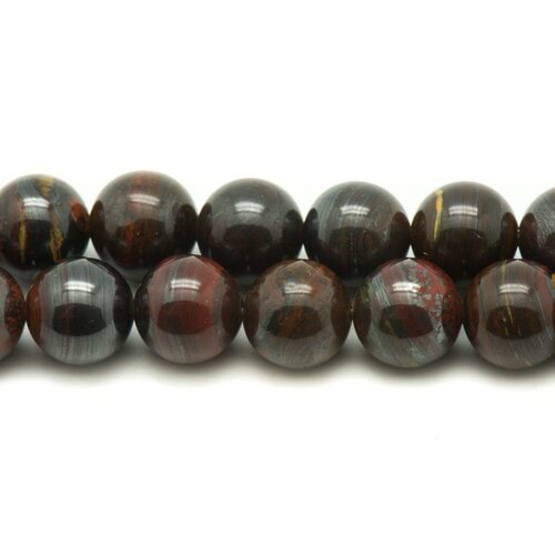 20pc - perles de pierre - oeil de fer boules 4mm   4558550021991