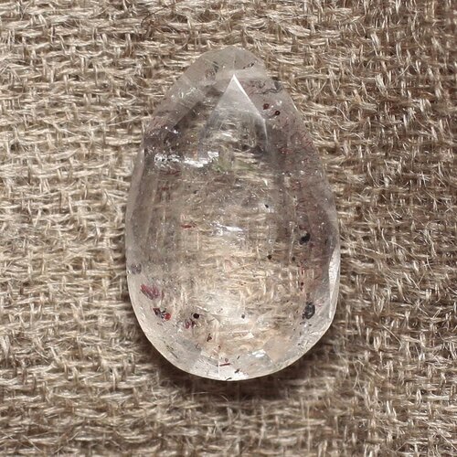N20 perle pierre lépidochrosite goutte facettée 16x10mm - 4558550021304