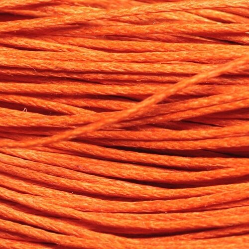 90m - echeveau cordon de coton 1mm orange   4558550020161