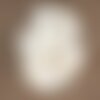 8pc - perles breloques pendentifs nacre blanche marquise 26x12mm   4558550020055