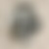 10pc - perles breloques pendentifs nacre donuts cercles 25mm gris noir marron - 4558550019318