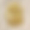 10pc - breloques pendentifs nacre gouttes 19mm jaune   4558550018861