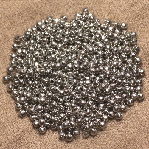 100pc - perles acier boules 3mm   4558550018304