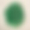 10pc - perles de pierre - jade boules facettées 10mm vert emeraude - 4558550017109