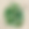 20pc - perles nacre palets 10mm vert   4558550017277