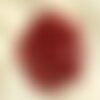 10pc - perles de pierre - jade boules 8mm rouge cerise opaque  4558550025265