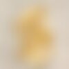10pc - perles breloques pendentifs nacre gouttes 35mm jaune clair pastel - 4558550016836