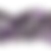 10pc - perles pierre - amethyste rocailles chips batonnets 12-20mm violet blanc mauve - 4558550016478