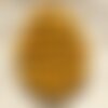 10pc - perles turquoise synthèse boules facettées 8mm jaune  4558550016331