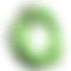 5pc - colliers tours de cou 45cm suédine vert pomme 2x1mm - 4558550016232