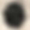 2pc - perles de pierre - onyx noir ovales facettés 14x10mm   4558550015624