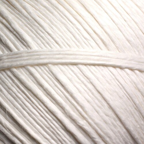 10 mètres - fil corde cordon ficelle lin 1mm blanc - 4558550015495