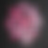 10pc - perles breloques pendentifs nacre donuts cercles 15mm rouge rose fuchsia framboise - 4558550014795