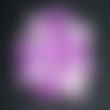 10pc - perles breloques pendentifs nacre gouttes 19mm violet rose  4558550014405