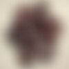 1pc - pendentif pierre semi précieuse - jaspe mokaïte donut 20mm   4558550012524