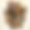 1pc - perle de pierre - oeil de tigre losange 19x15mm   4558550012203