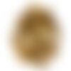 10pc - perles céramique jaunes marrons boules 10mm - 4558550012180