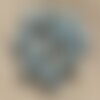 10pc - perles céramique turquoises cubes 10mm perçage 4mm   4558550011336