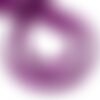 30pc - perles de pierre - jade rondelles facettées 4x2mm violet rose fuchsia magenta -  4558550010698
