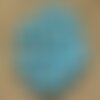 10pc - perles porcelaine céramique bleu turquoise boules 8mm   4558550009784