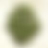 10pc - perles porcelaine céramique vert kaki boules 8mm - 4558550009470