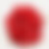 10pc - perles pierre - jade rondelles facettées 8x5mm rouge cerise vif - 4558550009029