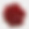 10pc - perles pierre - jade rondelles facettées 8x5mm rouge bordeaux - 4558550009005