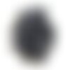 10pc - perles shamballas résine 8x5mm noir et multicolore   4558550008282