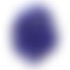 10pc - perles pierre - jade rondelles facettées 8x5mm bleu nuit transparent - 4558550008114