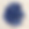 10pc - perles de pierre - jade boules facettées 8mm bleu roi opaque  4558550001115