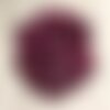 2pc - perles de pierre - jade violet prune olives 16x12mm   4558550007865