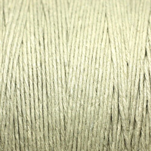 10 metres - fil ficelle corde cordon chanvre 1mm blanc crème beige ecru - 4558550007698