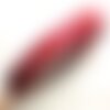 1pc - bobine 45 mètres - ruban tissu organza rouge bordeaux 10mm   4558550009869