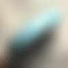 1pc - bobine 45 mètres - ruban tissu organza bleu turquoise 10mm   4558550009845