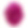 10pc - perles de pierre - jade rondelles facettées 6x4mm violet rose fuchsia  4558550008176