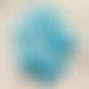 10pc - perles nacre palets 20mm bleu turquoise   4558550004963