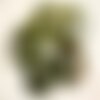 1pc - donut pendentif pierre agate verte 42-46mm - 4558550003997
