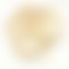 1pc - collier ruban soie teint à la main 85 x 2.5cm beige (ref soie111)   4558550003393