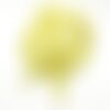 1pc - collier ruban soie teint à la main 85 x 2.5cm jaune (ref soie113)   4558550003386