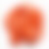 1pc - collier ruban soie teint à la main 85 x 2.5cm orange (ref soie124)   4558550003188
