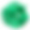 1pc - collier ruban soie teint à la main 85 x 2.5cm vert empire imperial emeraude - soie165 - 4558550001757